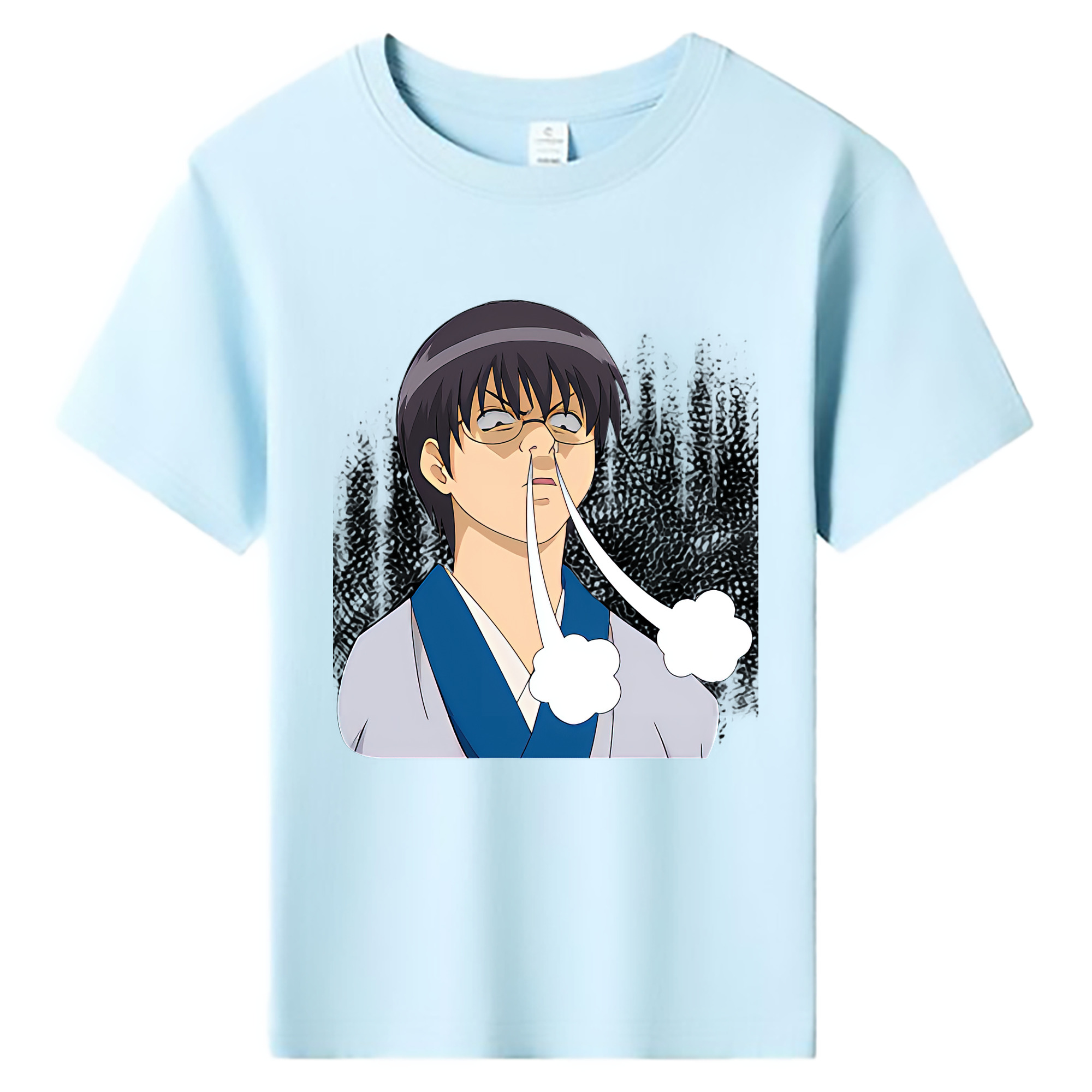 （画像用） ぎんたま 坂田銀時（さかたぎんとき） 神楽 志村新八（しむら しんぱち） GINTAMA Sakata Gintoki Kagura Shimura Shinpachi 綿100％キッズTシャツ（フロントプリント）